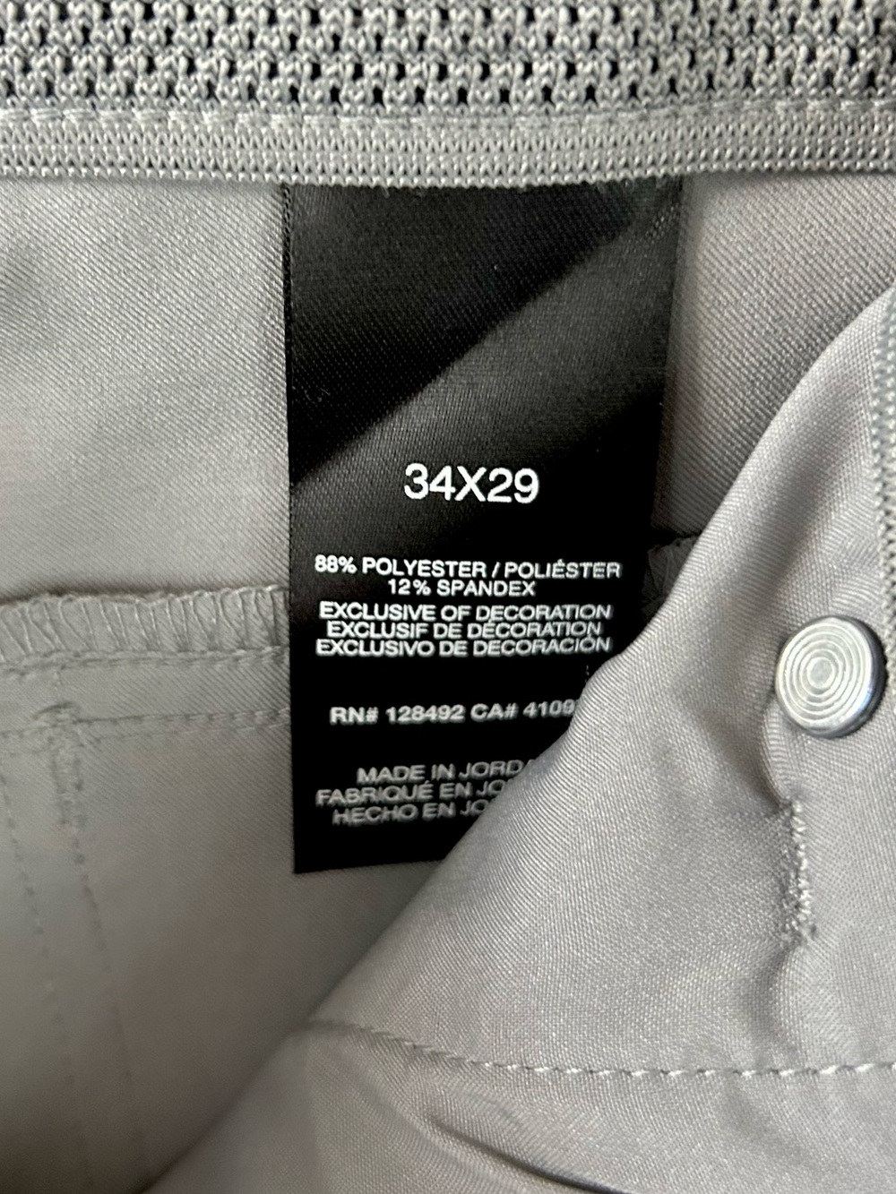 NEW Greg Norman Classic 5 Pocket Stretch Pants Men's Size 34 x 29 - Picture 3 of 7